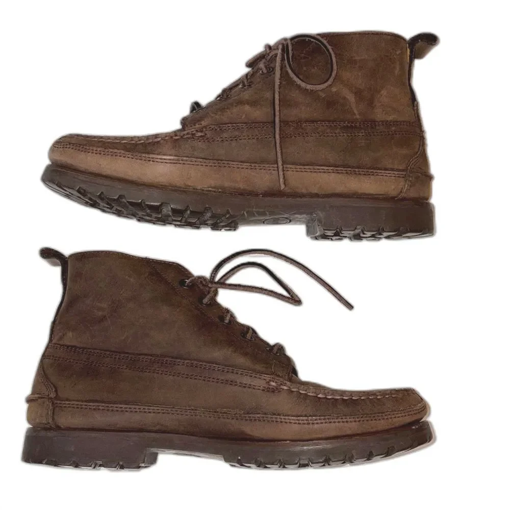 J. Crew brown leather ankle boots size 9